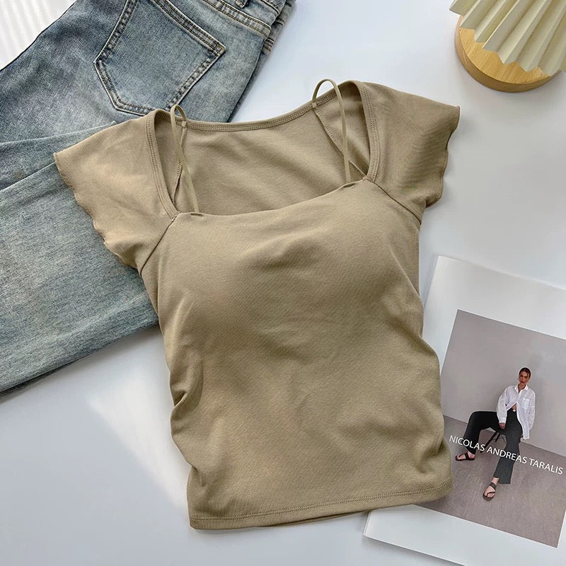 Nina Double Strap Built-In Bra Camisole